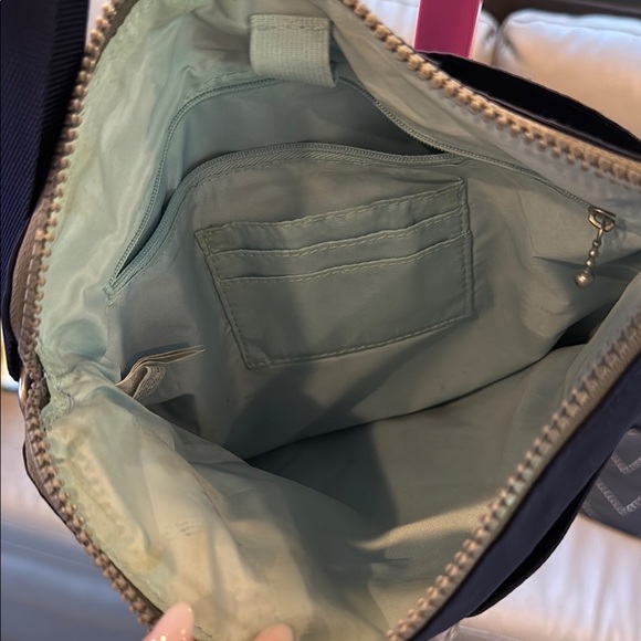 Baggallini Blue Messenger Bag Durable Everyday Essential - Picture 4 of 7